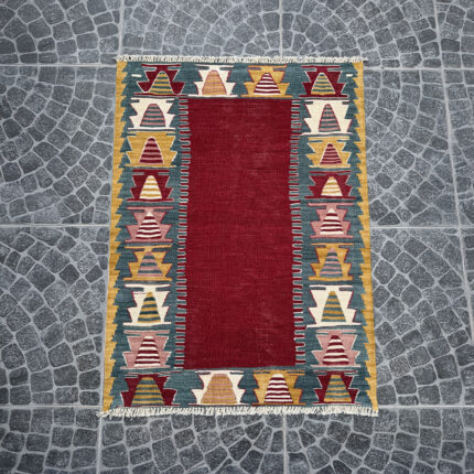 Vintage Handwoven Kilim from Denizli nomarugs 2