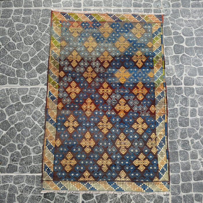 Vintage Manisa Kilim - 2.76x4.13 ft nomarugs 2