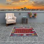 Vintage Turkish Kilim - 3.28x4.33ft nomarugs 1