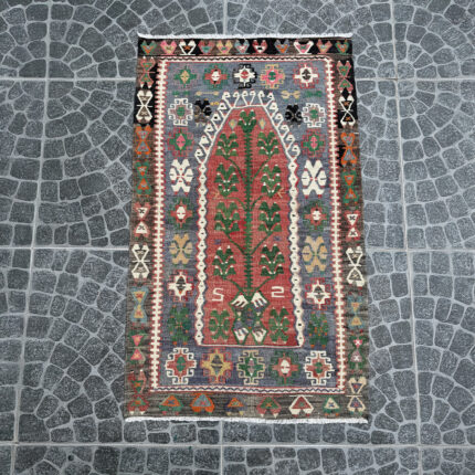 Vintage Kilim Rug - 2.53x4.20 ft nomarugs 2
