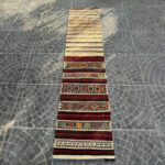 Vintage Mersin Kilim - 2.2x9.42 ft nomarugs 2