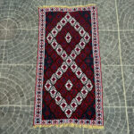 Vintage Afyon Cicim Kilim 4.00x4.66 ft nomarugs 2.jpg
