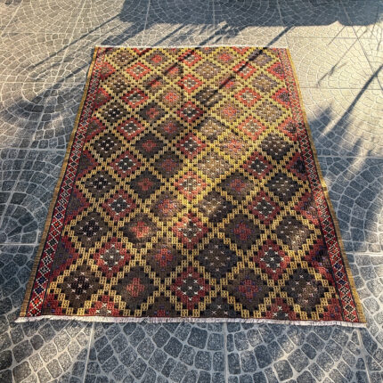 Vintage Kilim Rug – 5.15×6.40 ft nomarugs 2