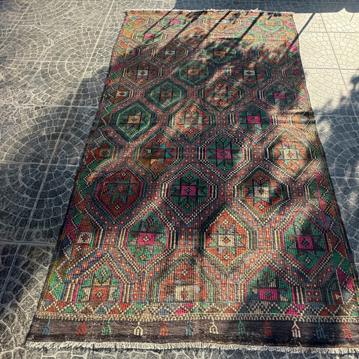 Vintage Kilim Rug – 5.94x10.50 ft nomarugs 2